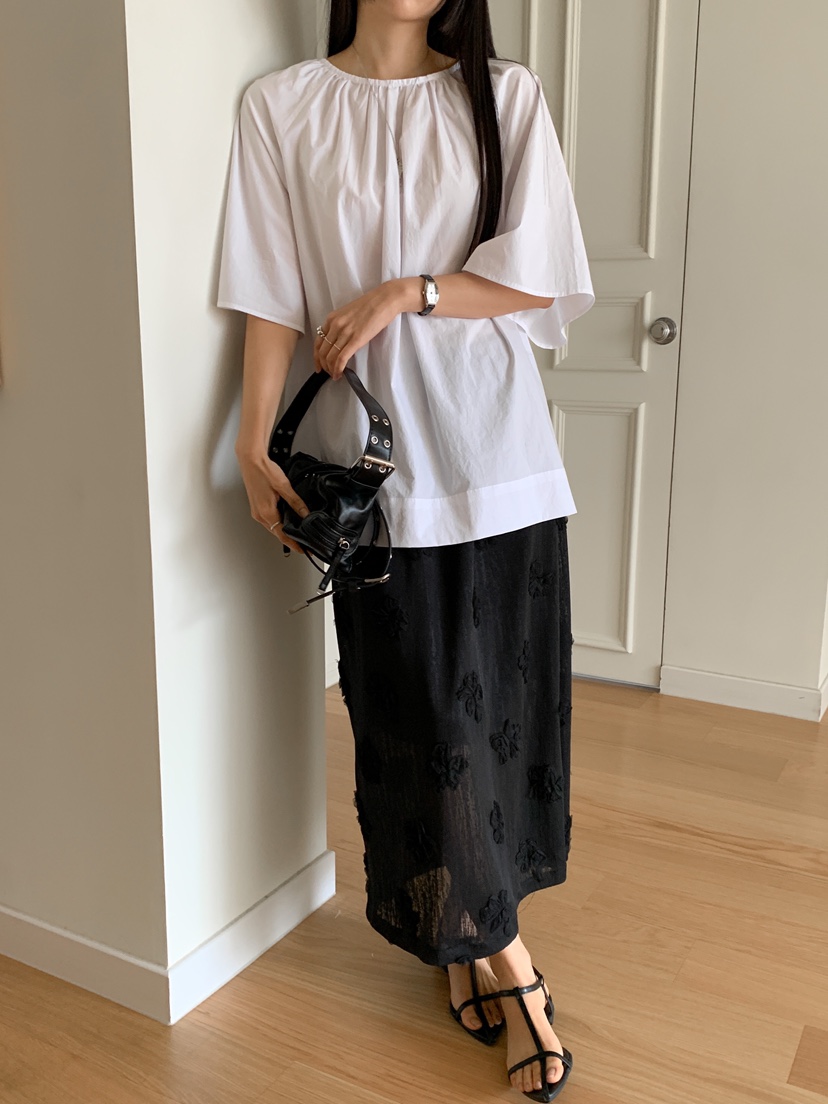 GOYOU直郵韓國代購㊣女裝新款熱賣25春夏推薦人氣襯衫蕾絲衫de goyou襯衫/蕾絲衫