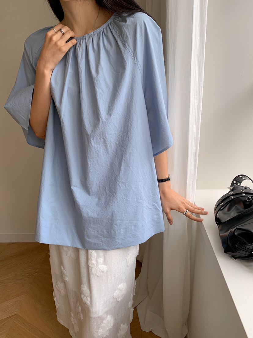 GOYOU直郵韓國代購㊣女裝新款熱賣25春夏推薦人氣襯衫蕾絲衫de goyou襯衫/蕾絲衫