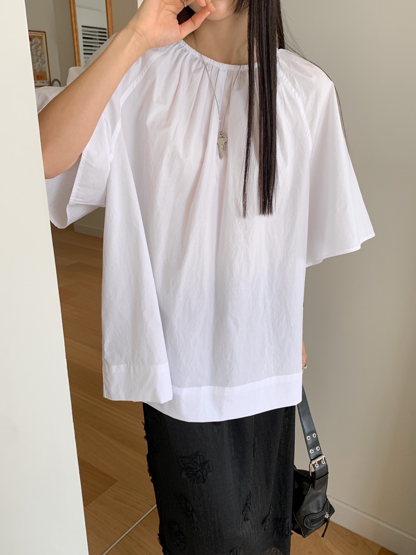 GOYOU直郵韓國代購㊣女裝新款熱賣25春夏推薦人氣襯衫蕾絲衫de goyou襯衫/蕾絲衫