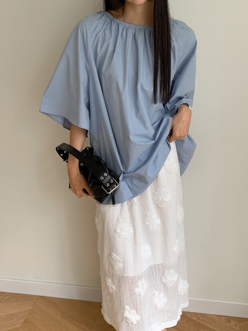 GOYOU直郵韓國代購㊣女裝新款熱賣25春夏推薦人氣襯衫蕾絲衫de goyou襯衫/蕾絲衫圖色2
