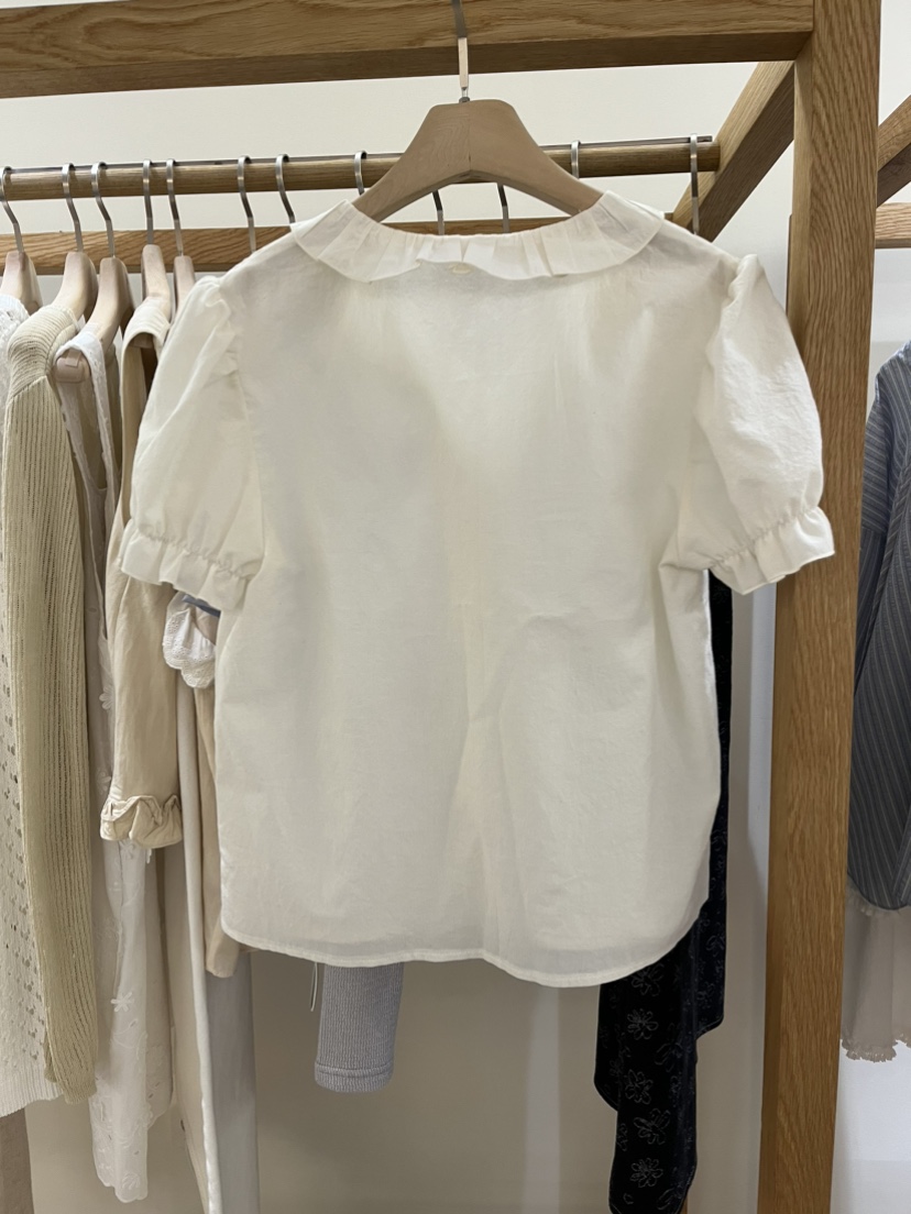 TIZZI韓國直郵㊣東大門實拍女裝新品時尚休閑熱賣襯衫蕾絲衫TIZZI襯衫/蕾絲衫