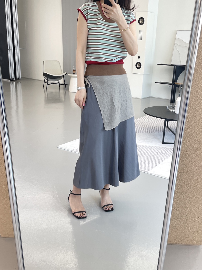 EDITION-P韓國㊣直郵東大門代購女裝新款推薦休閑25春夏短裙EDITI_ON短裙
