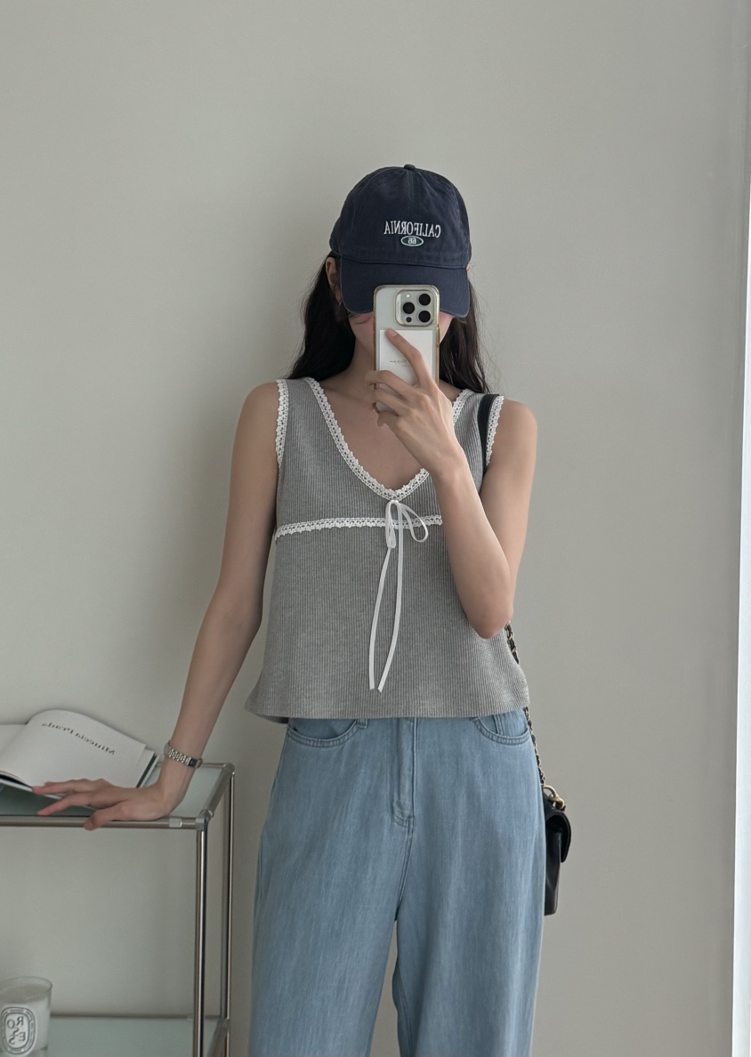 TIZZI韓國直郵㊣東大門實拍女裝新款人氣時尚熱賣推薦吊帶背心TIZZI吊帶/背心