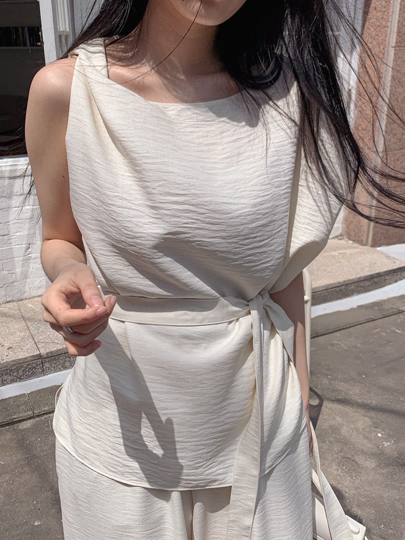 VERNI韓國直郵㊣東大門實拍女裝新款推薦時尚套裝含腰帶套裝VERNI套裝