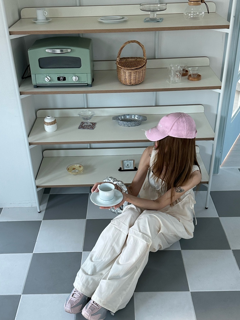 ZEROZERO韓國㊣直郵東大門代購女裝新品時尚休閑褲口袋透視ZEROZERO休閑褲