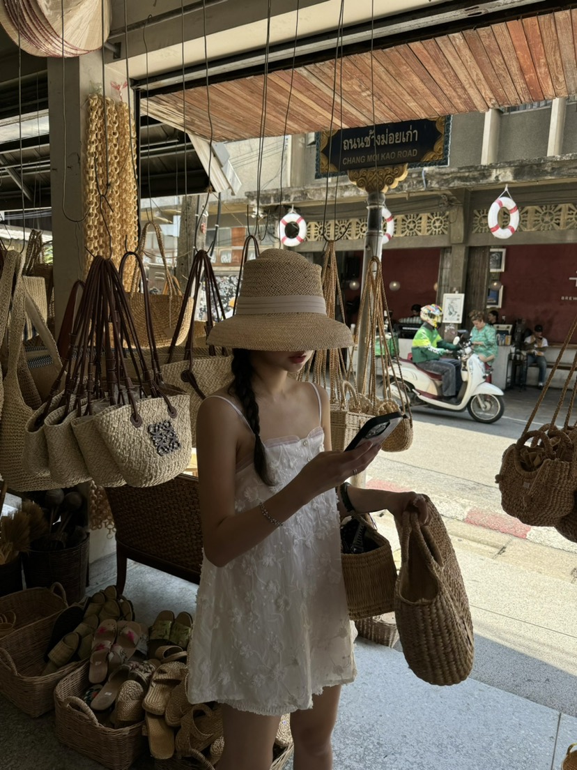 OUPPT韓國㊣直郵東大門代購女裝新品人氣熱賣休閑連衣裙亞麻OUPPT連衣裙