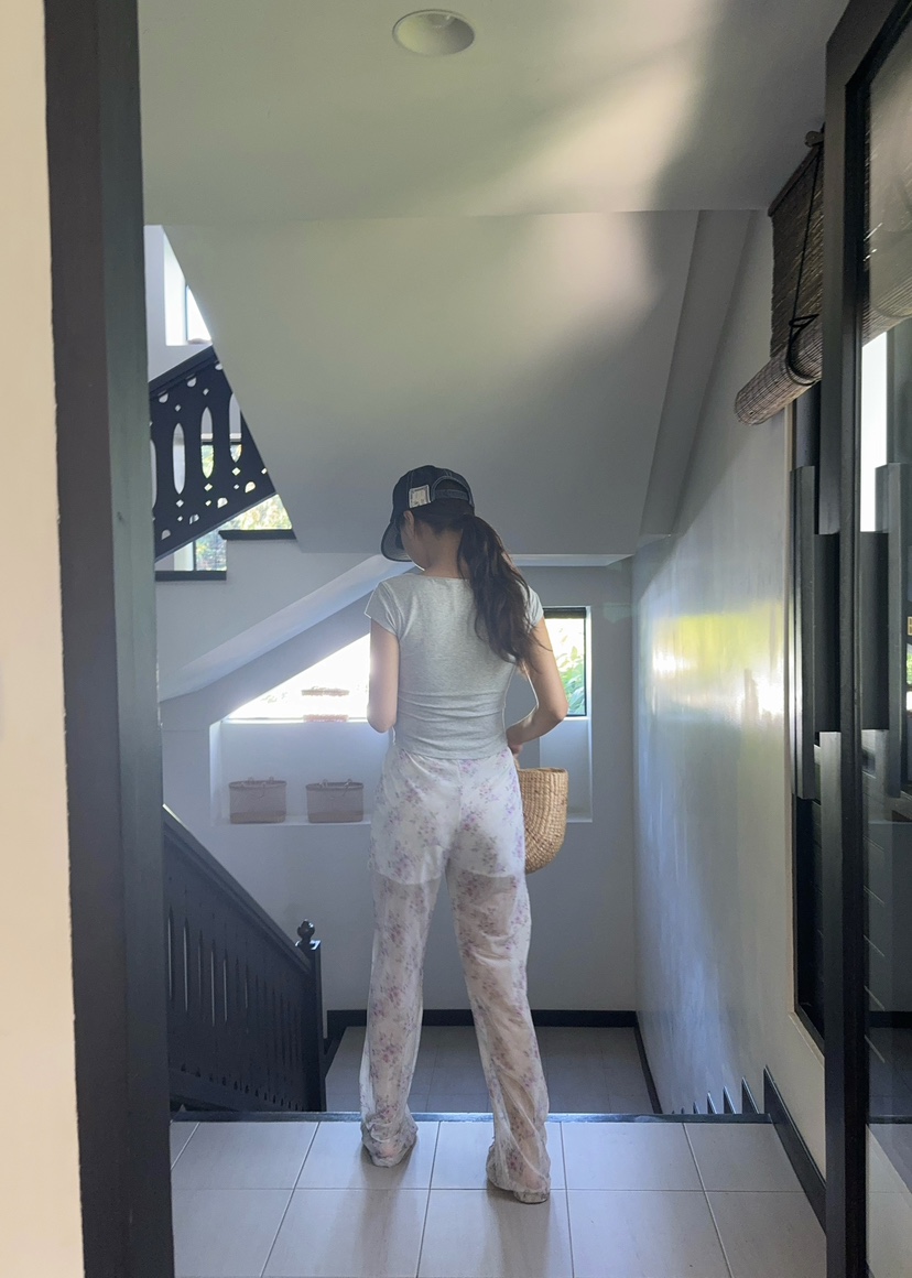 OUPPT韓國直郵㊣女裝新款人氣推薦時尚休閑熱賣25春夏休閑褲OUPPT休閑褲