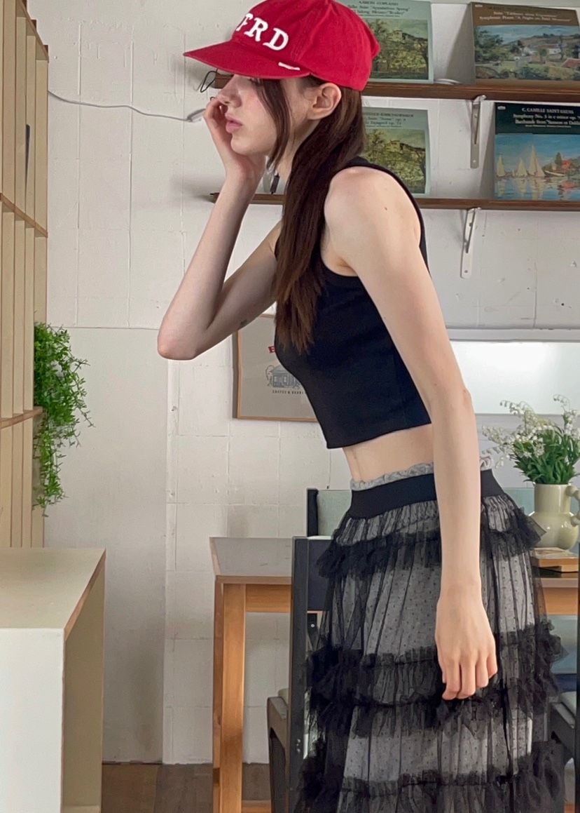 ANOTHER AVENUE韓國直郵㊣東大門實拍女裝新品休閑吊帶背心ANOTHER AVENUE吊帶/背心