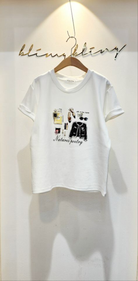 RICO直郵韓國代購㊣女裝新品推薦休閑熱賣時尚25春夏人氣T恤bling bling/RICOT恤