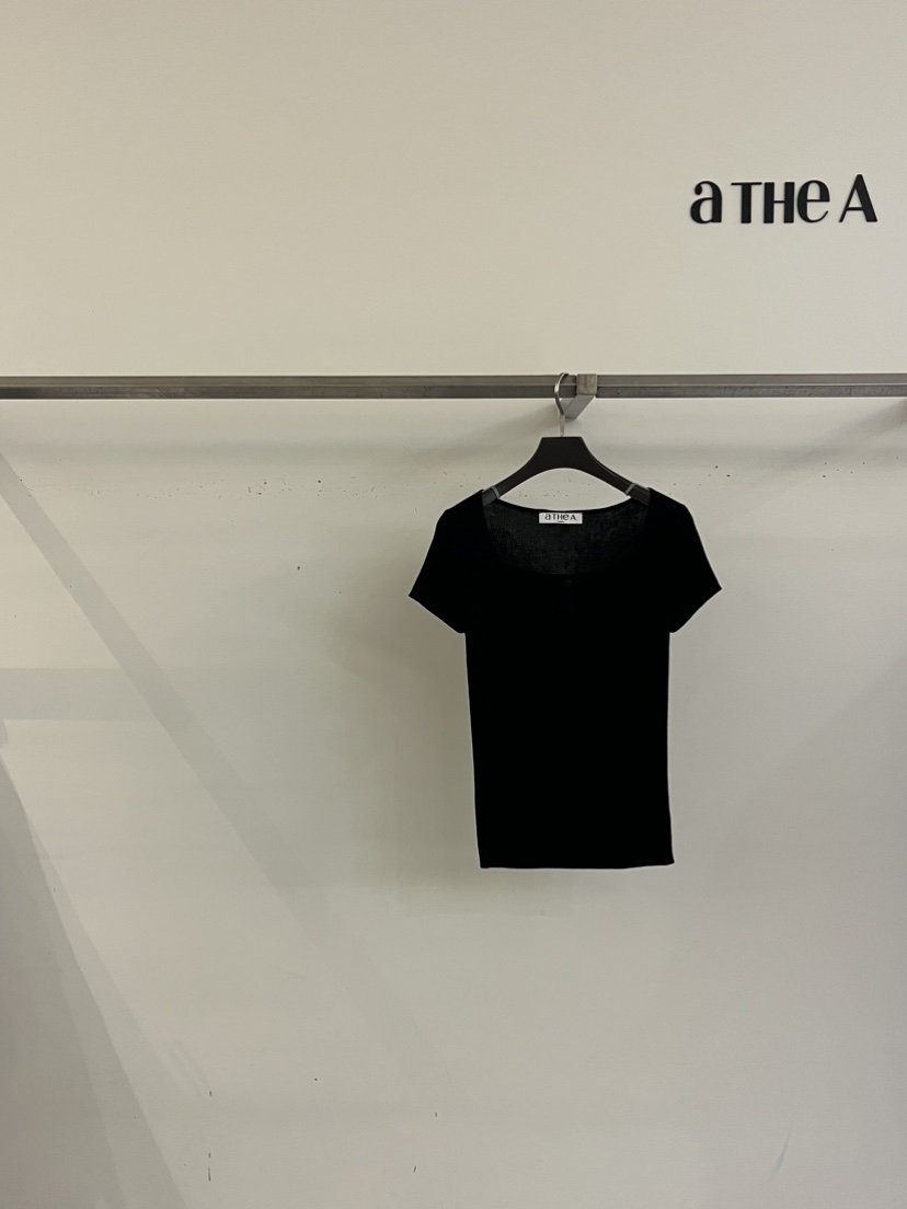 ATHEA韓國㊣直郵東大門代購女裝新品推薦人氣時尚休閑25春夏T恤ATHEAT恤圖色2