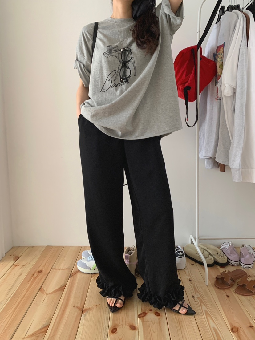 JKICHI韓國直郵㊣東大門實拍女裝新款25春夏時尚人氣休閑褲JKICHI休閑褲