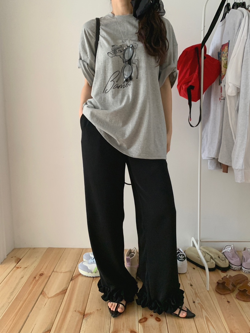 JKICHI韓國直郵㊣東大門實拍女裝新款25春夏時尚人氣休閑褲JKICHI休閑褲圖色2