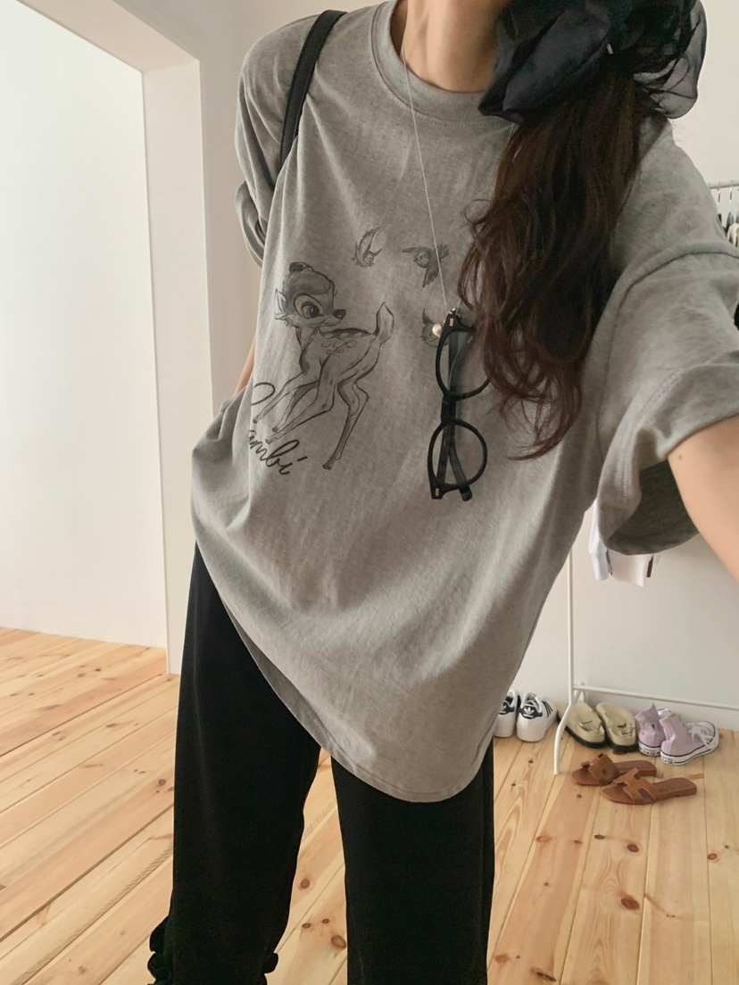 JKICHI韓國直郵㊣東大門實拍女裝新款25春夏人氣休閑推薦T恤JKICHIT恤