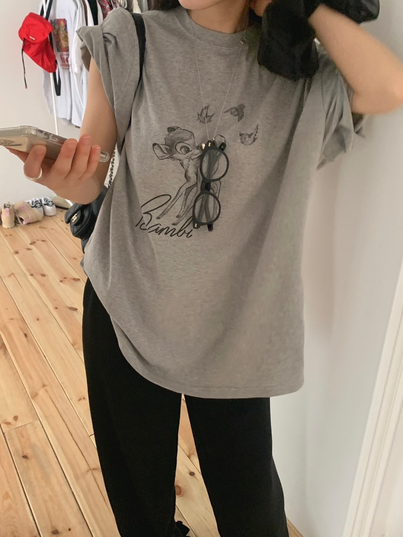 JKICHI韓國直郵㊣東大門實拍女裝新款25春夏人氣休閑推薦T恤JKICHIT恤