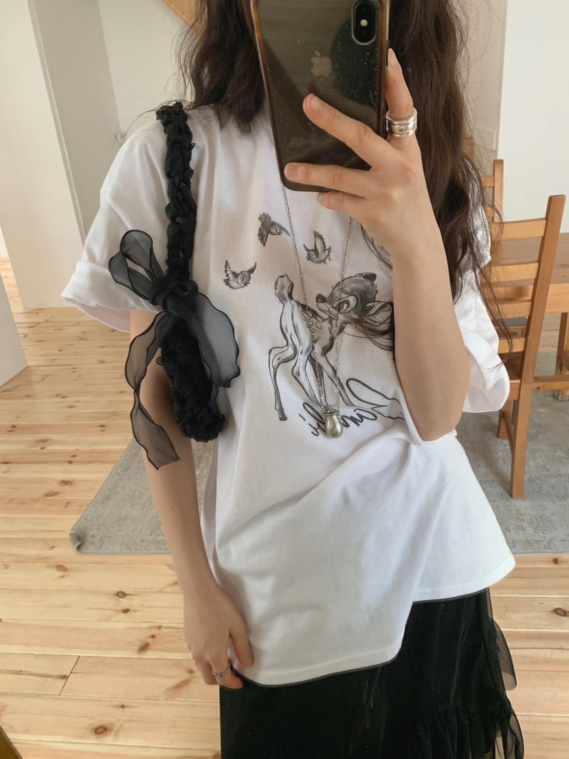 JKICHI韓國直郵㊣東大門實拍女裝新款25春夏人氣休閑推薦T恤JKICHIT恤