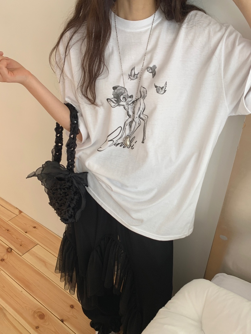 JKICHI韓國直郵㊣東大門實拍女裝新款25春夏人氣休閑推薦T恤JKICHIT恤圖色2