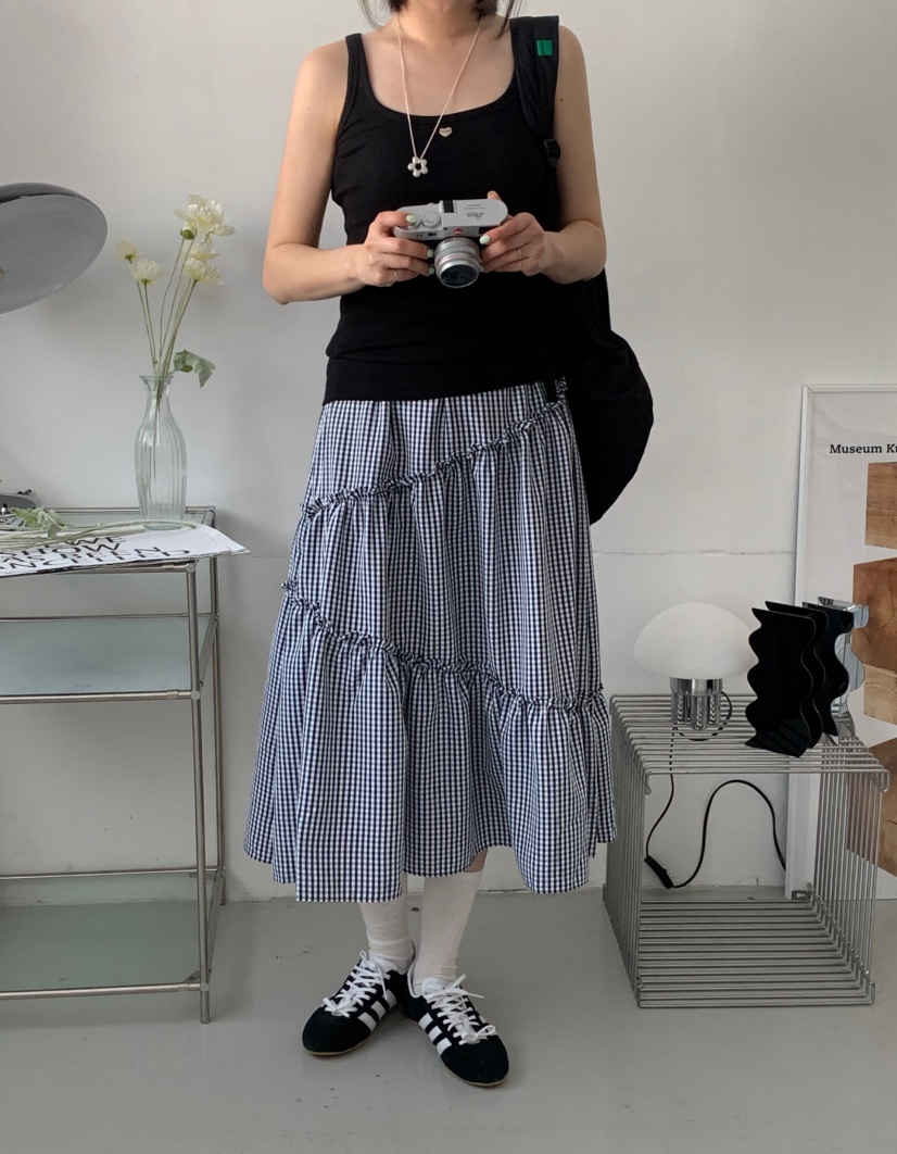 BEFORE SUNRISE直郵韓國代購㊣女裝新品推薦熱賣人氣時尚長裙BEFORE SUNRISE長裙