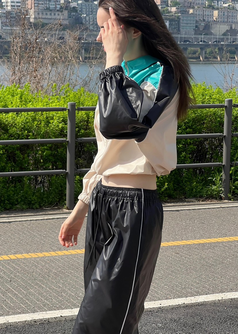 ANOTHER AVENUE韓國直郵㊣東大門實拍女裝新品休閑夾克連帽衫短款ANOTHER AVENUE夾克