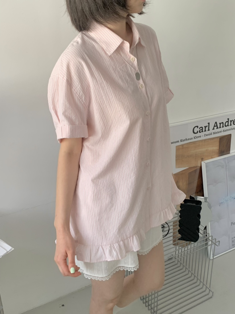BEFORE SUNRISE韓國直郵㊣東大門實拍女裝新品25春夏襯衫蕾絲衫BEFORE SUNRISE襯衫/蕾絲衫