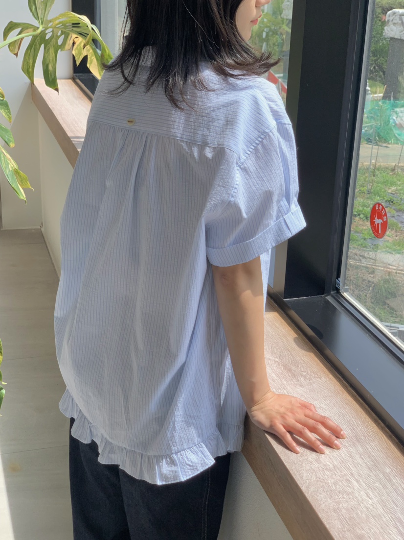 BEFORE SUNRISE韓國直郵㊣東大門實拍女裝新品25春夏襯衫蕾絲衫BEFORE SUNRISE襯衫/蕾絲衫