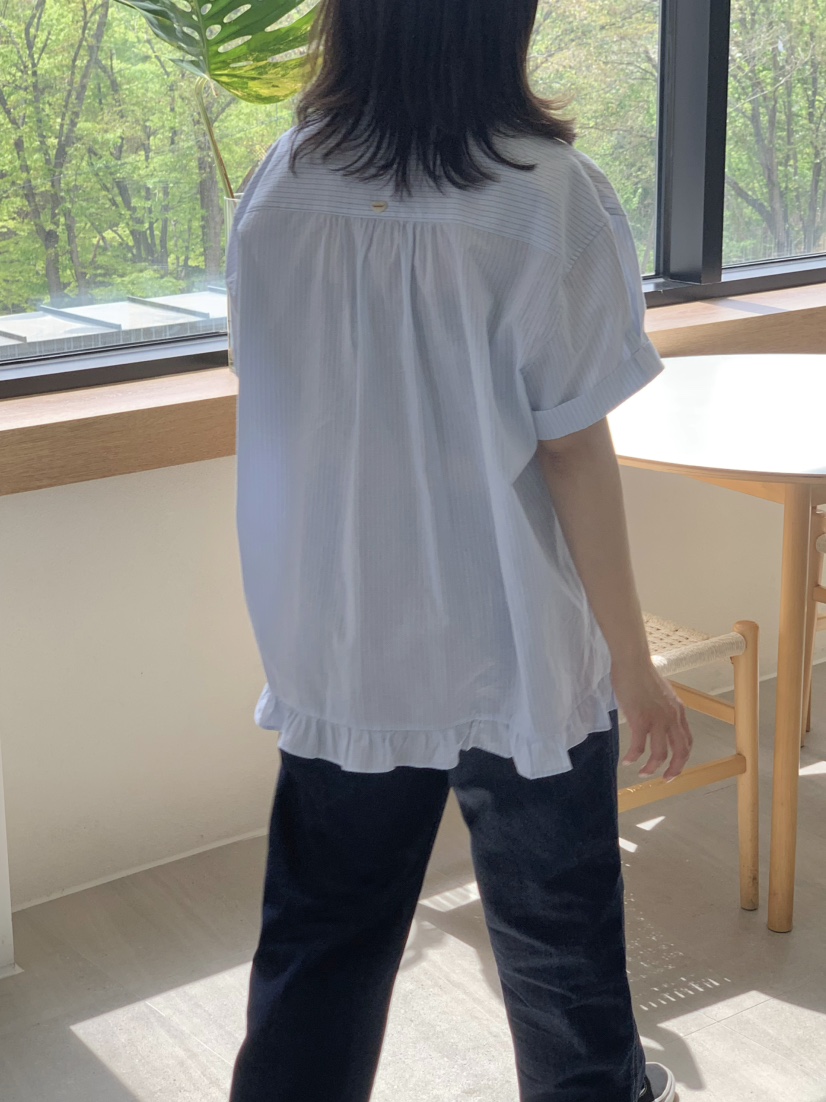BEFORE SUNRISE韓國直郵㊣東大門實拍女裝新品25春夏襯衫蕾絲衫BEFORE SUNRISE襯衫/蕾絲衫