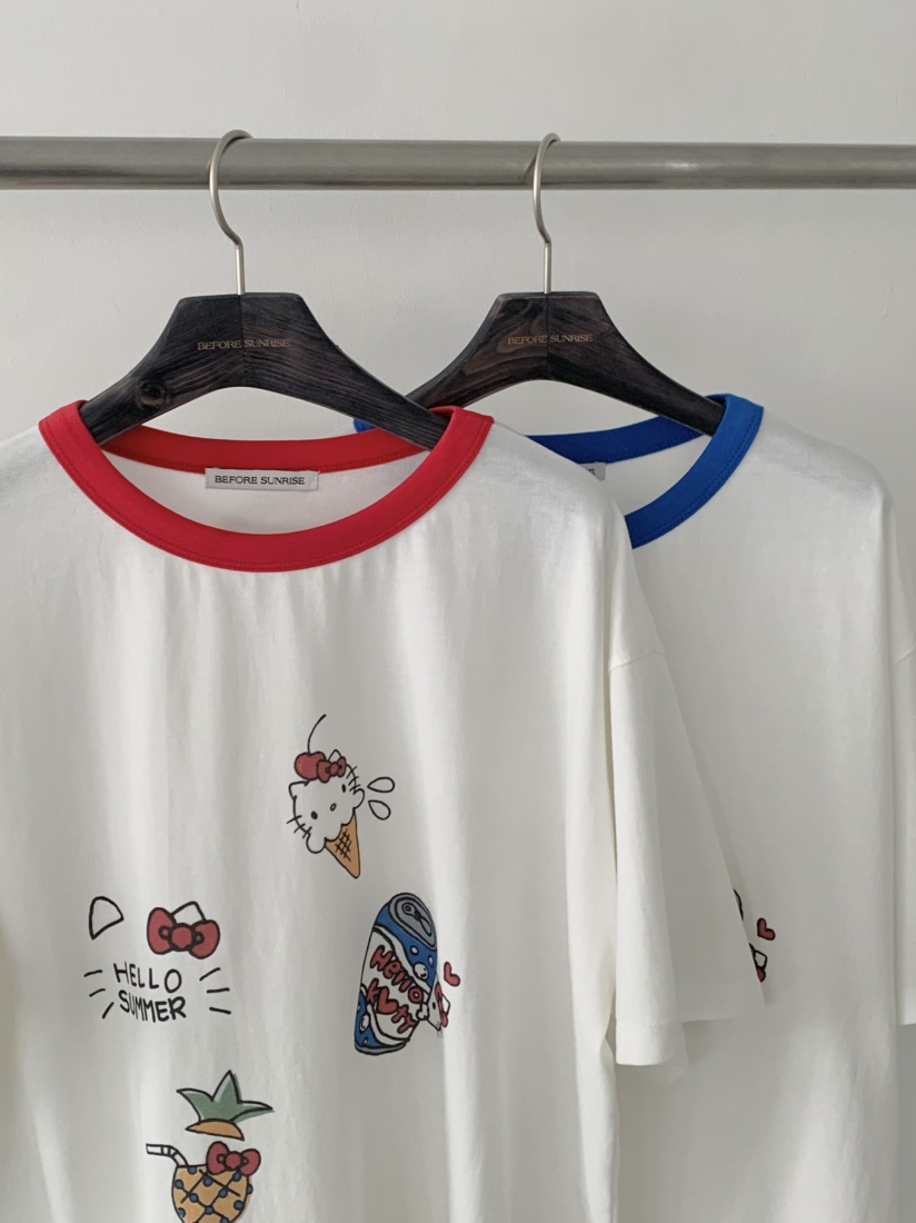 BEFORE SUNRISE韓國㊣直郵東大門代購女裝新品熱賣推薦T恤BEFORE SUNRISET恤