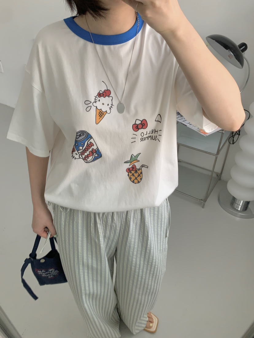 BEFORE SUNRISE韓國㊣直郵東大門代購女裝新品熱賣推薦T恤BEFORE SUNRISET恤