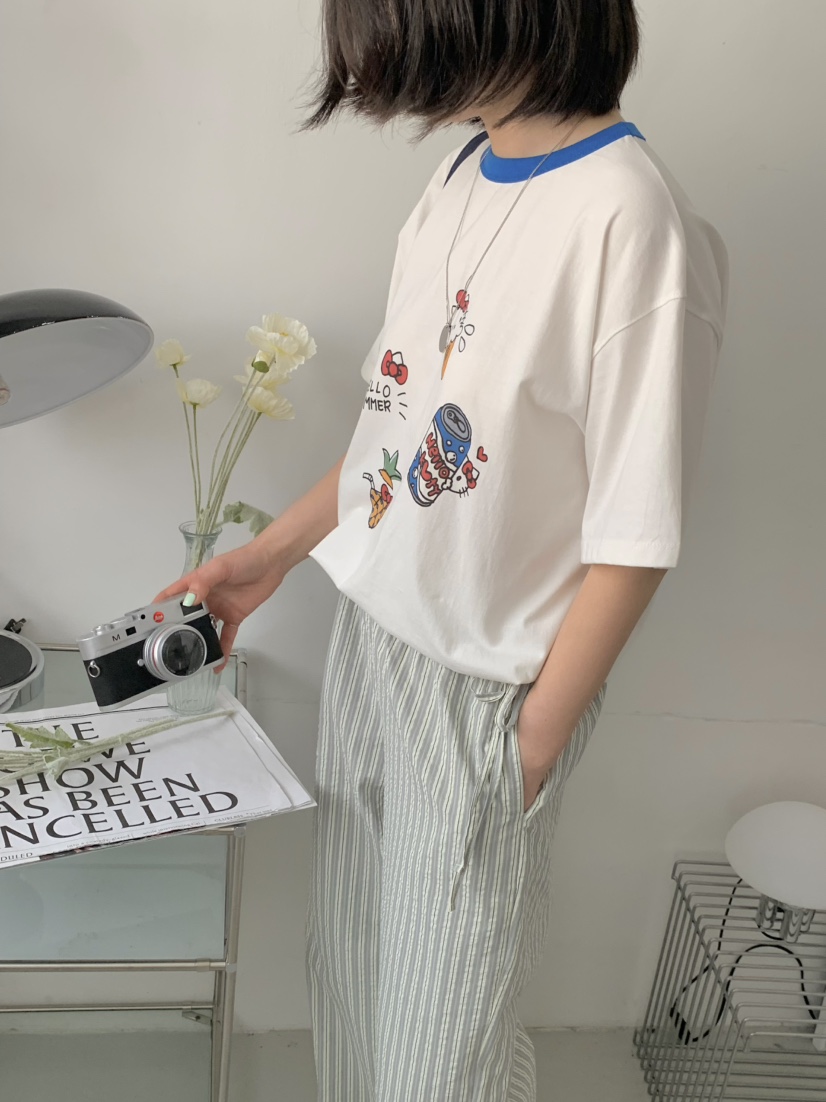 BEFORE SUNRISE韓國㊣直郵東大門代購女裝新品熱賣推薦T恤BEFORE SUNRISET恤