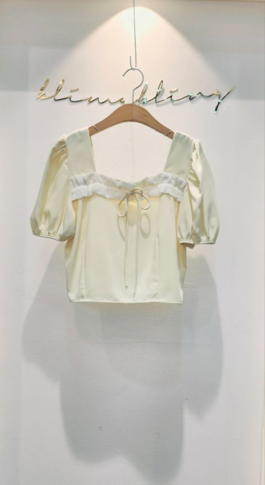 BLING BLING-S韓國直郵㊣女裝新品時尚休閑人氣襯衫蕾絲衫BLING BLING-S襯衫/蕾絲衫