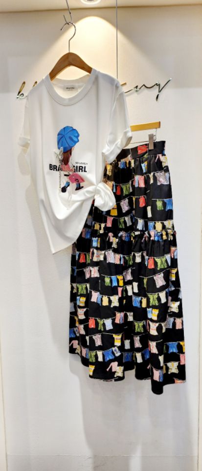 RICO韓國㊣直郵東大門代購女裝新品推薦人氣休閑25春夏時尚T恤bling bling/RICOT恤