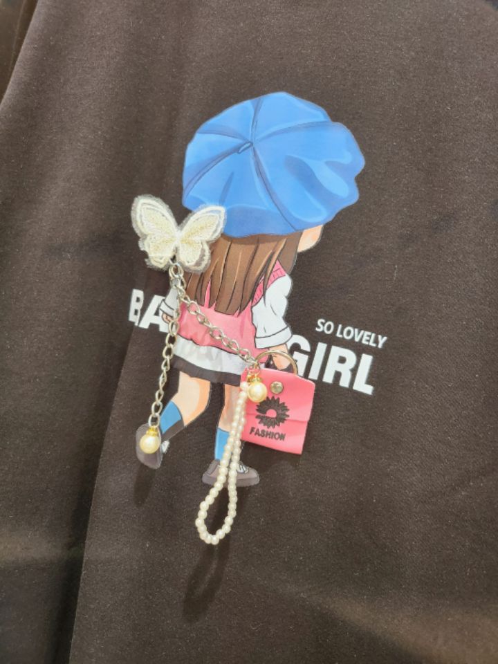 RICO韓國㊣直郵東大門代購女裝新品推薦人氣休閑25春夏時尚T恤bling bling/RICOT恤