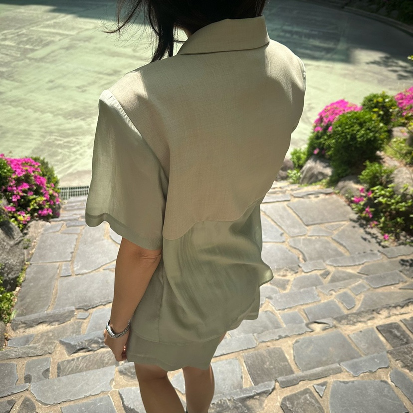 MABEL-Q直郵韓國代購㊣女裝新品休閑熱賣推薦25春夏人氣夾克SOUIT by mabel-Q夾克