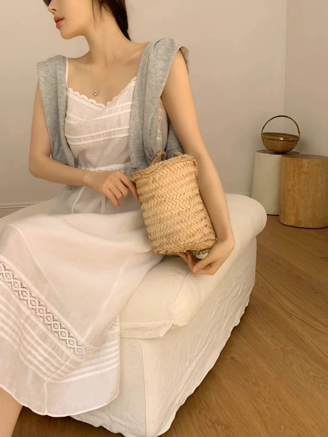 OUIR韓國㊣直郵東大門代購女裝新款人氣推薦時尚休閑連衣裙OUIR連衣裙
