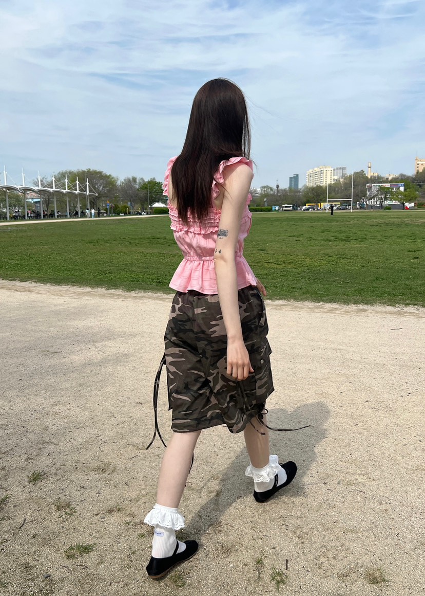 ANOTHER AVENUE直郵韓國代購㊣女裝新款推薦休閑吊帶背心蕾絲ANOTHER AVENUE吊帶/背心