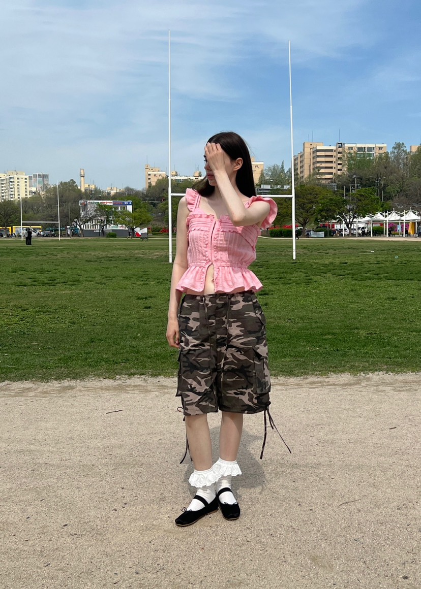 ANOTHER AVENUE直郵韓國代購㊣女裝新款推薦休閑吊帶背心蕾絲ANOTHER AVENUE吊帶/背心