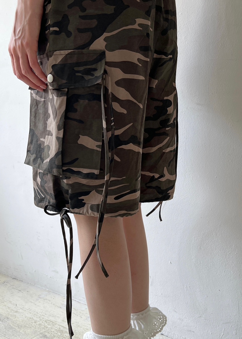 ANOTHER AVENUE韓國㊣直郵東大門代購女裝新品25春夏短褲迷彩ANOTHER AVENUE短褲