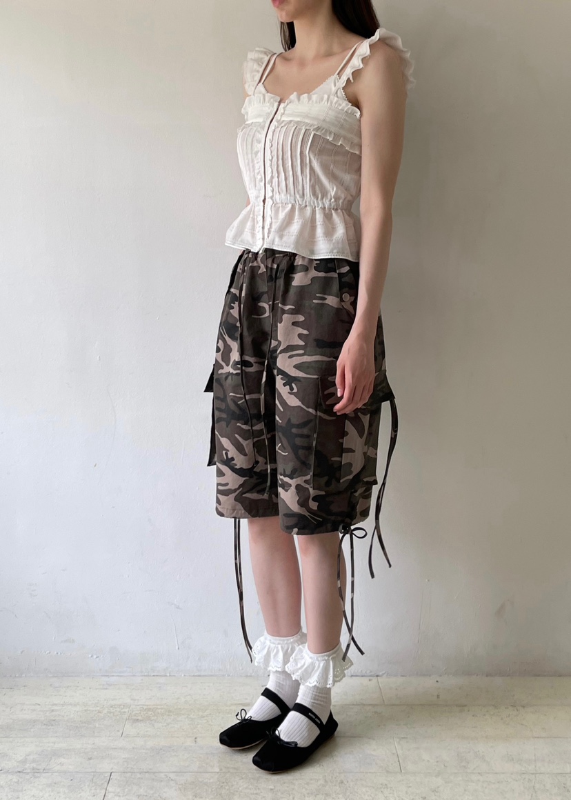 ANOTHER AVENUE韓國㊣直郵東大門代購女裝新品25春夏短褲迷彩ANOTHER AVENUE短褲