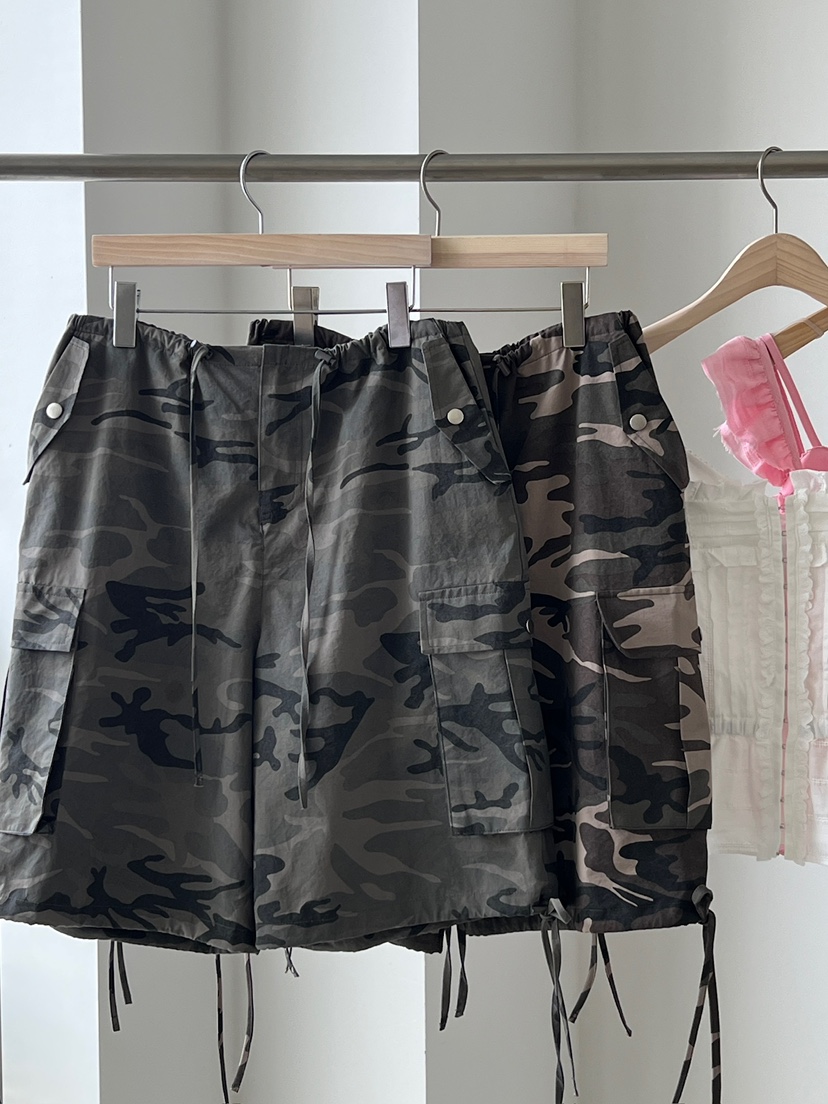 ANOTHER AVENUE韓國㊣直郵東大門代購女裝新品25春夏短褲迷彩ANOTHER AVENUE短褲