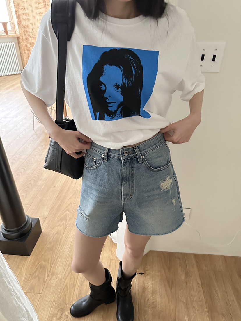 BOWIE韓國直郵㊣女裝新品25春夏熱賣推薦時尚人氣休閑T恤BOWIET恤