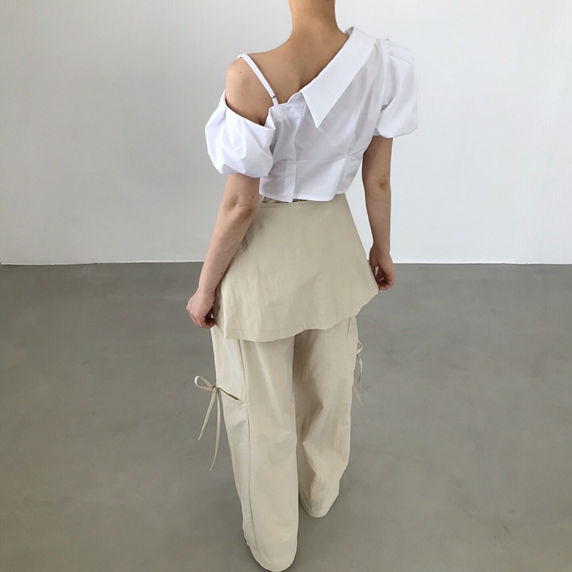 2TWO MOON直郵韓國代購㊣女裝新品人氣時尚25春夏襯衫蕾絲衫2TWO MOON襯衫/蕾絲衫