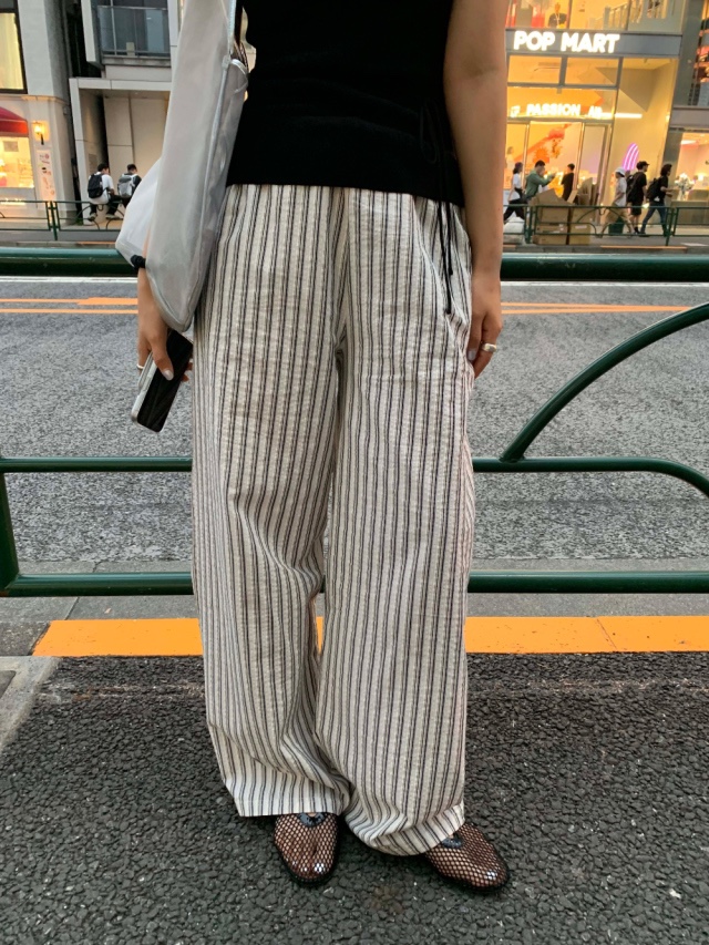 NOTHING韓國㊣直郵東大門代購女裝新款時尚25春夏推薦休閑褲NOTHING休閑褲