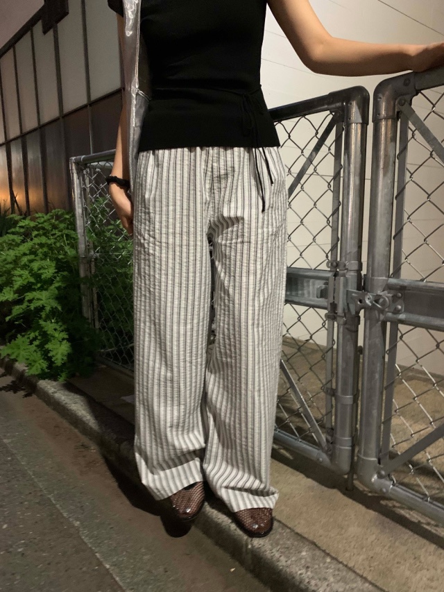 NOTHING韓國㊣直郵東大門代購女裝新款時尚25春夏推薦休閑褲NOTHING休閑褲