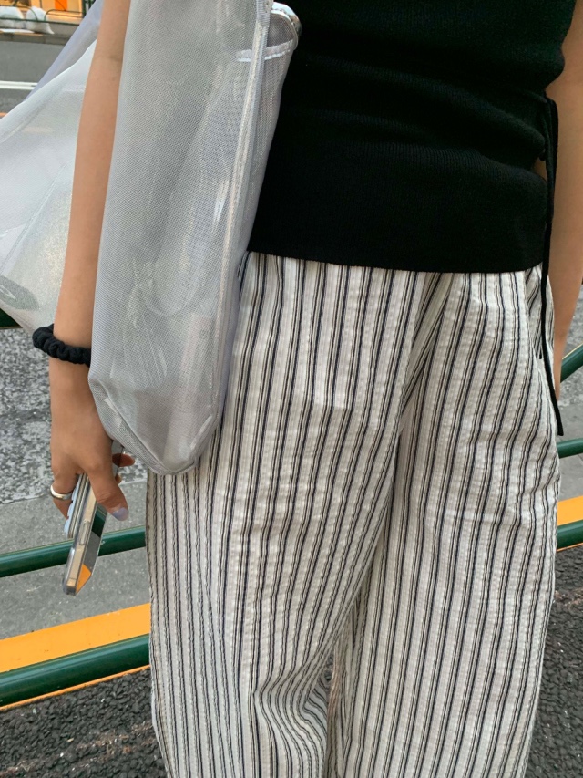 NOTHING韓國㊣直郵東大門代購女裝新款時尚25春夏推薦休閑褲NOTHING休閑褲