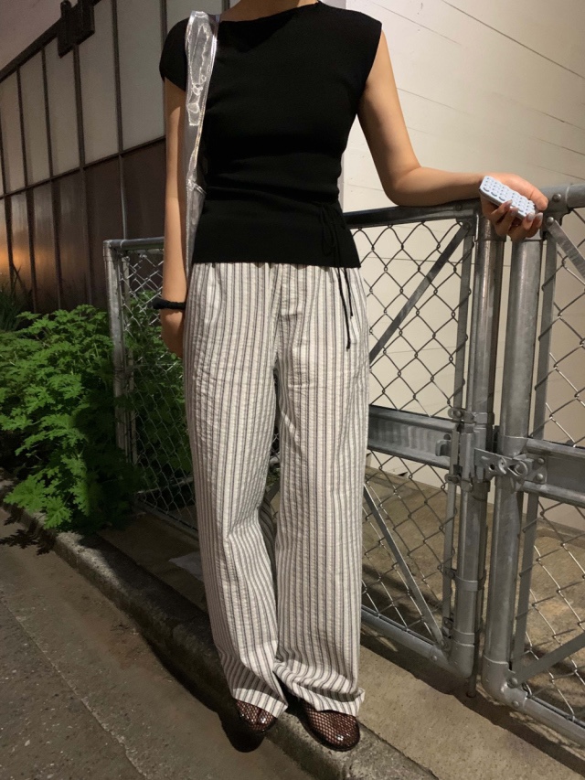 NOTHING韓國㊣直郵東大門代購女裝新款時尚25春夏推薦休閑褲NOTHING休閑褲