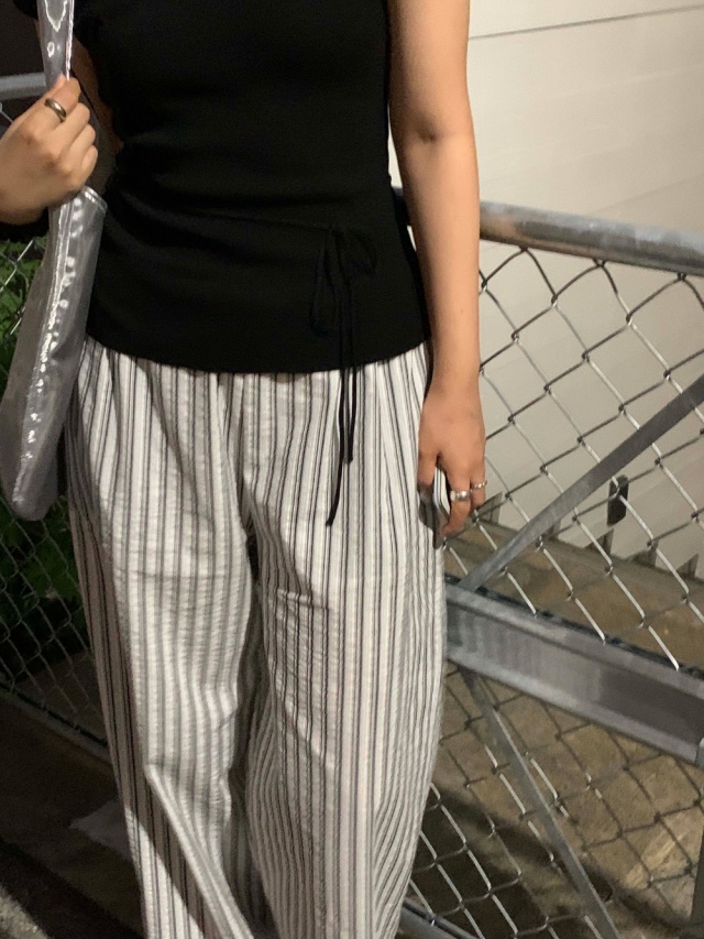 NOTHING韓國㊣直郵東大門代購女裝新款時尚25春夏推薦休閑褲NOTHING休閑褲