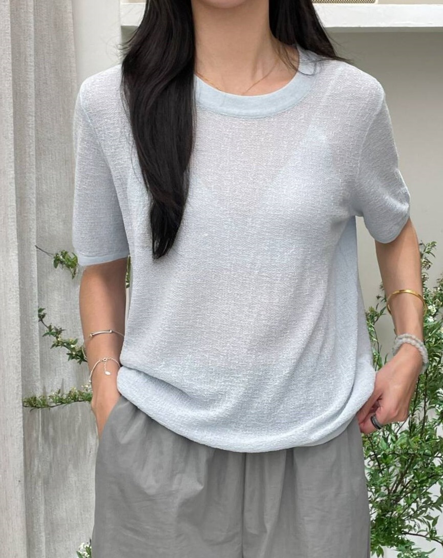 OLA韓國直郵㊣女裝新品人氣時尚休閑熱賣推薦25春夏針織衫mellor/OLA針織衫