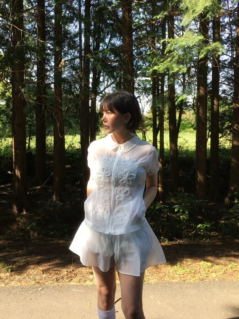 AWESOMESAUCE直郵韓國代購㊣女裝新款推薦人氣25春夏休閑短褲AWESOME SAUCE短褲