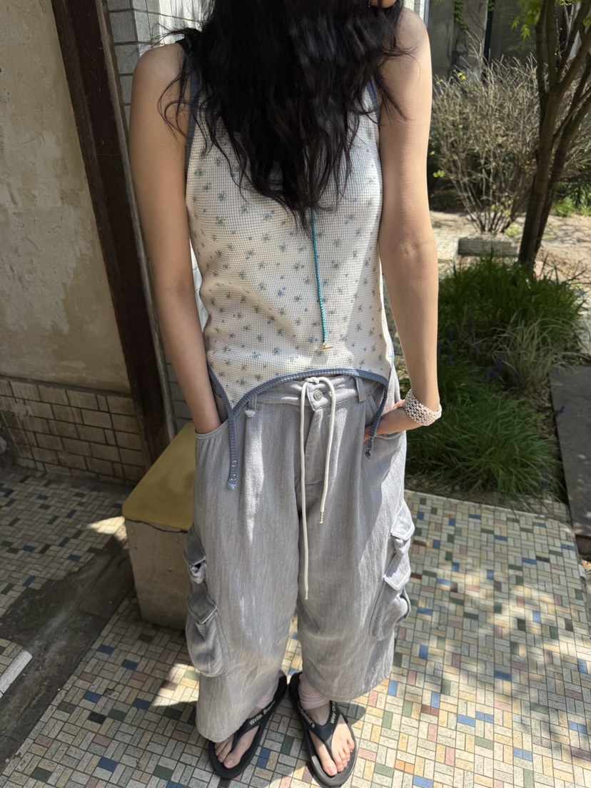 FRANC—L韓國直郵㊣東大門實拍女裝新品時尚吊帶背心不含內搭兩種穿法FRANC吊帶/背心