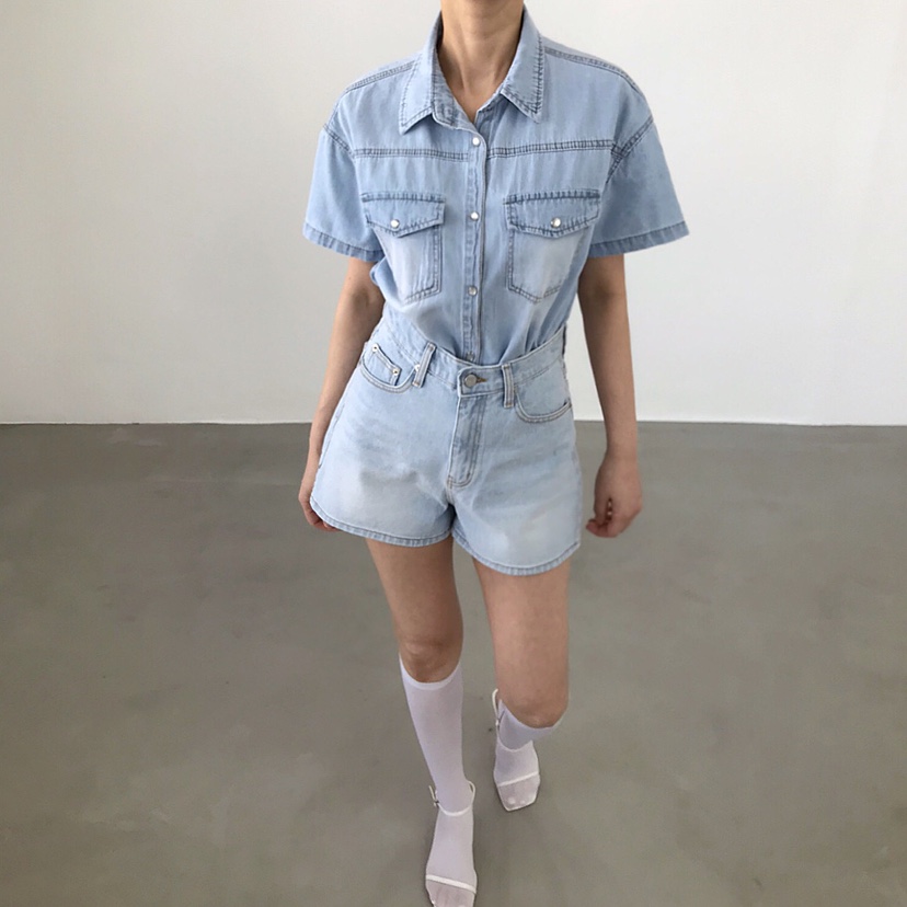 2TWO MOON韓國直郵㊣女裝新款推薦熱賣25春夏休閑襯衫蕾絲衫2TWO MOON襯衫/蕾絲衫圖色2