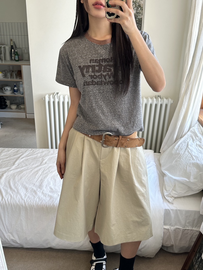 I MFACT韓國直郵㊣女裝新款休閑時尚25春夏推薦熱賣人氣短褲I MFACT短褲圖色2